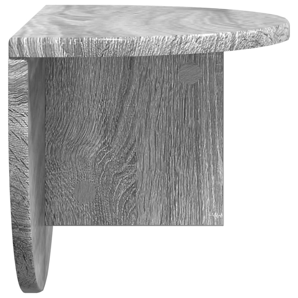 Produktbild för Vägg hylla Grå Sonoma 48 x 24 x 24 cm Konstruerat trä