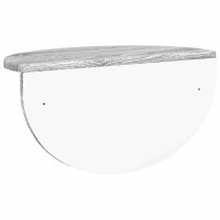 Produktbild för Vägg hylla Grå Sonoma 48 x 24 x 24 cm Konstruerat trä