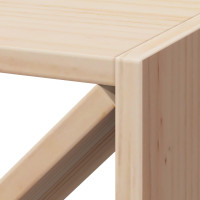 Produktbild för Vinställ 2 pcs Naturfärg 62 x 25 x 62 cm Massiv furu