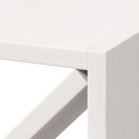 Produktbild för Vinställ 4 pcs Vit 62 x 25 x 62 cm Massiv furu