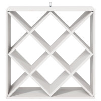 Produktbild för Vinställ 2 pcs Vit 62 x 25 x 62 cm Massiv furu