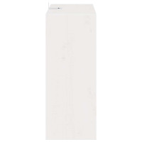 Produktbild för Vinställ 2 pcs Vit 62 x 25 x 62 cm Massiv furu