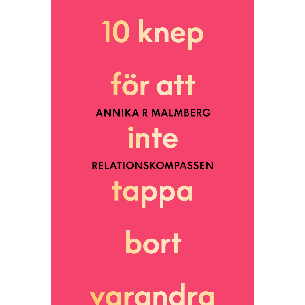 Produktbild för Relationskompassen (inbunden)