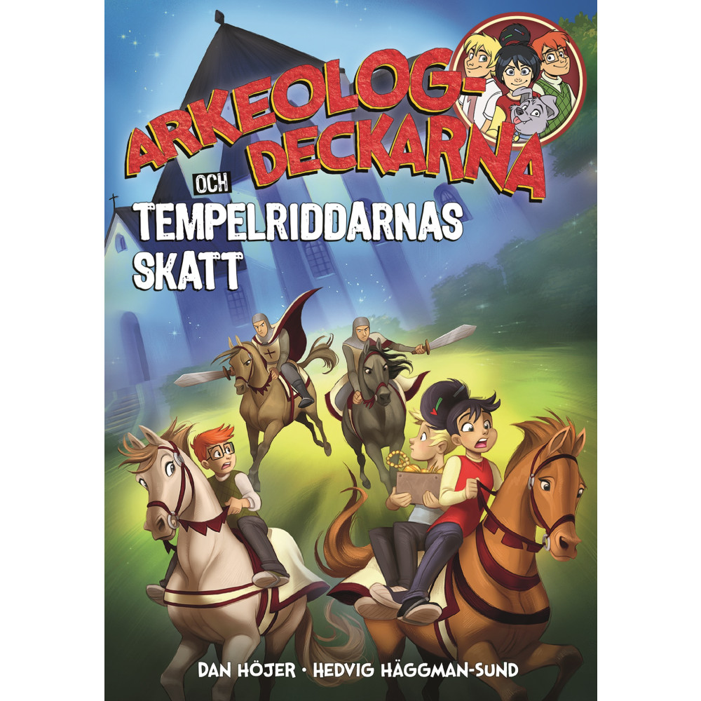 Produktbild för Arkeologdeckarna och tempelriddarnas skatt (bok, kartonnage)
