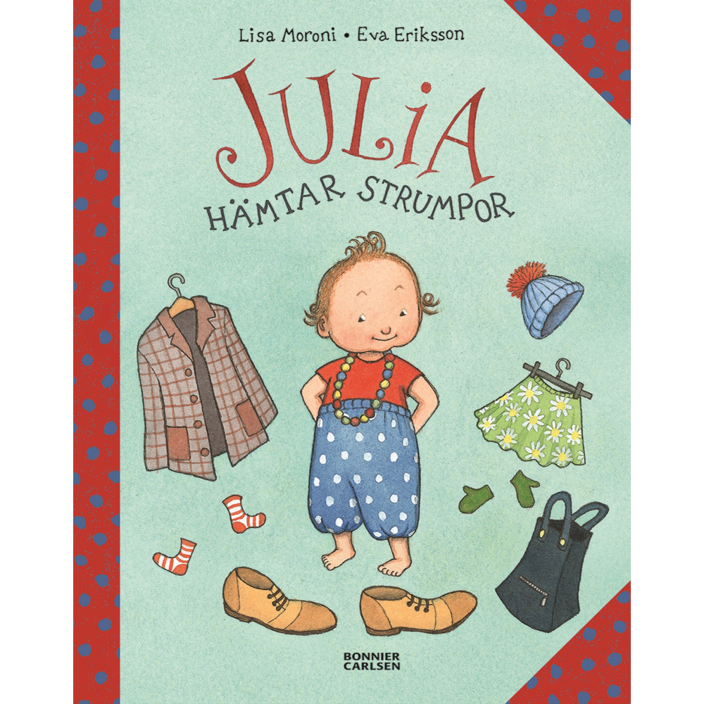 Produktbild för Julia hämtar strumpor (inbunden)