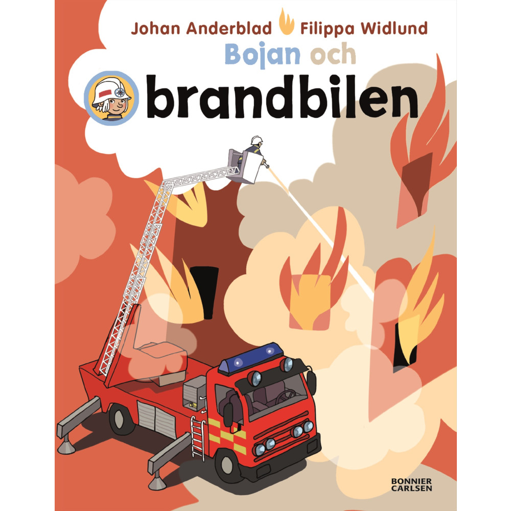 Produktbild för Bojan och brandbilen (inbunden)