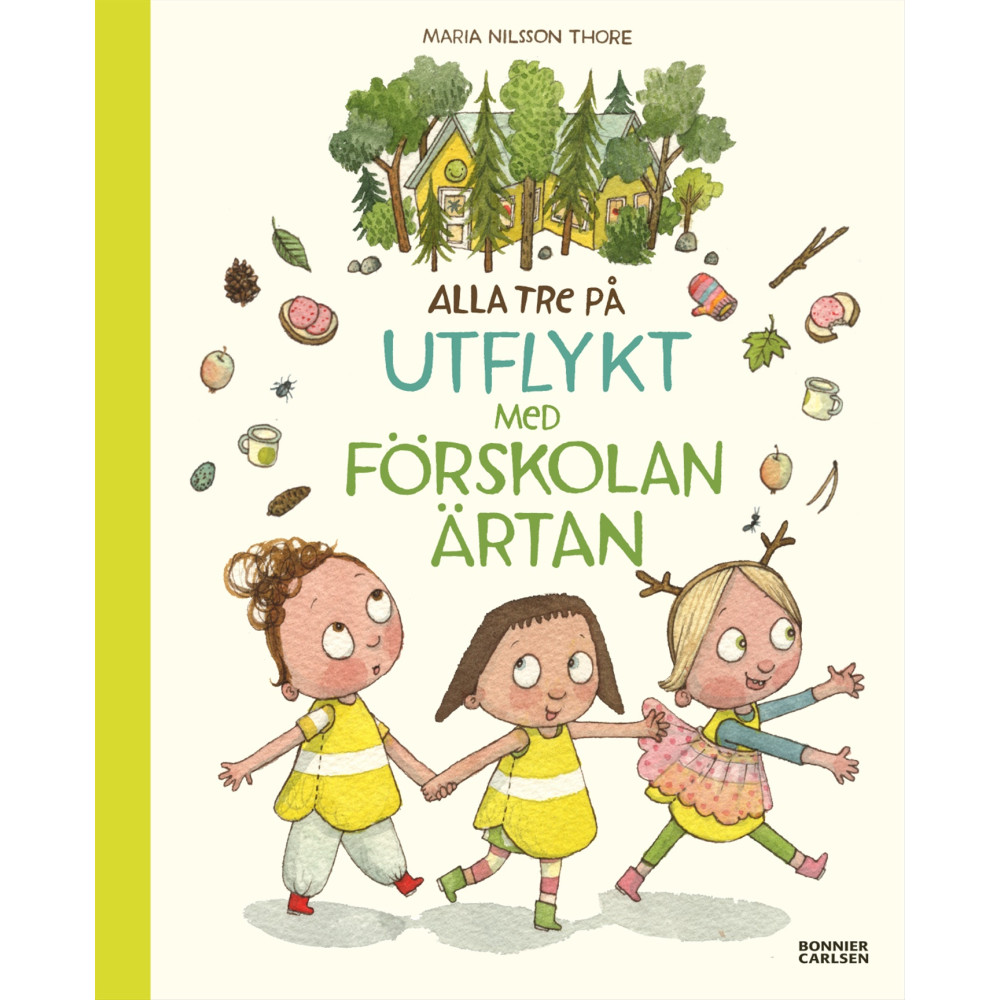 Produktbild för Alla tre på utflykt med förskolan Ärtan (bok, halvklotband)