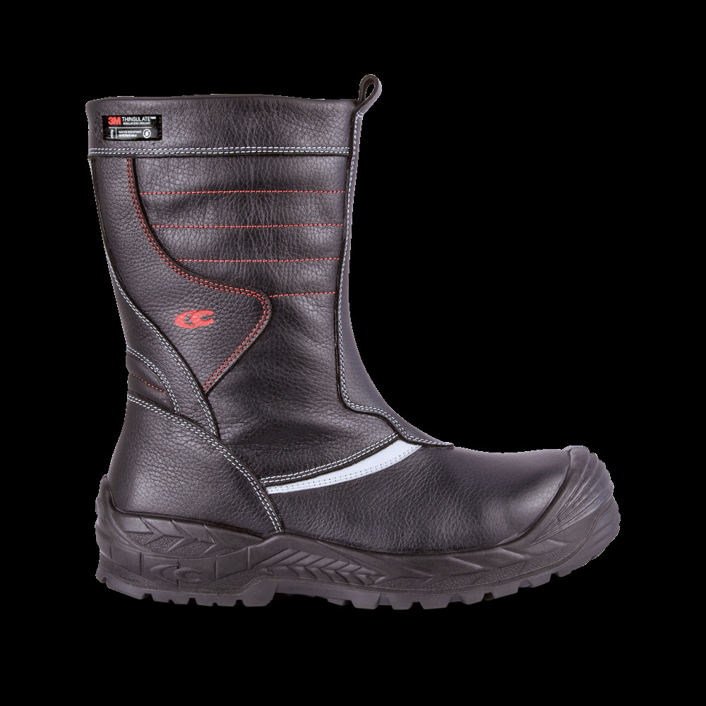 Produktbild för Herran Safety Boot Black Male (Öppnad)