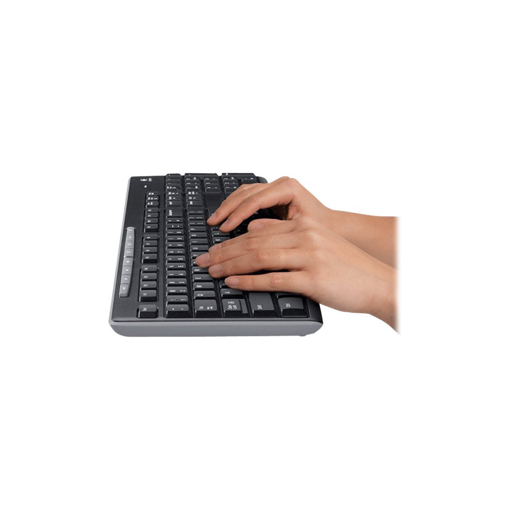 Produktbild för Logitech MK270 Wireless Combo - sats med tangentbord och mus - QWERTY - USA, internationellt Inmatningsenhet