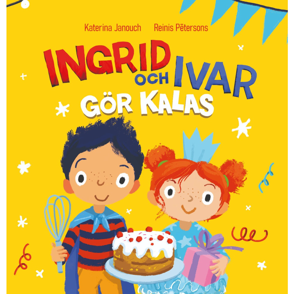 Produktbild för Ingrid och Ivar gör kalas (inbunden)