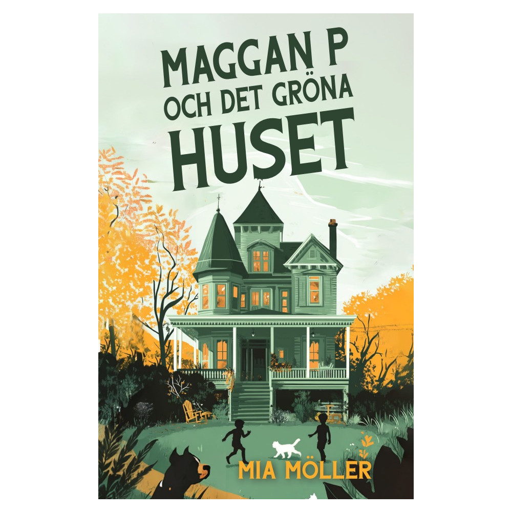 Produktbild för Maggan P och det gröna huset (bok, danskt band)