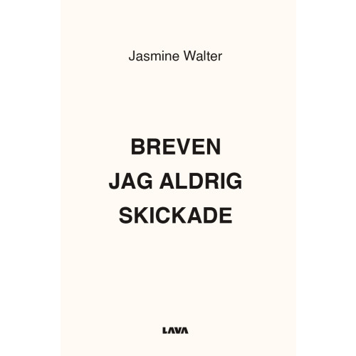 Jasmine Walter ​Breven jag aldrig skickade (bok, danskt band)