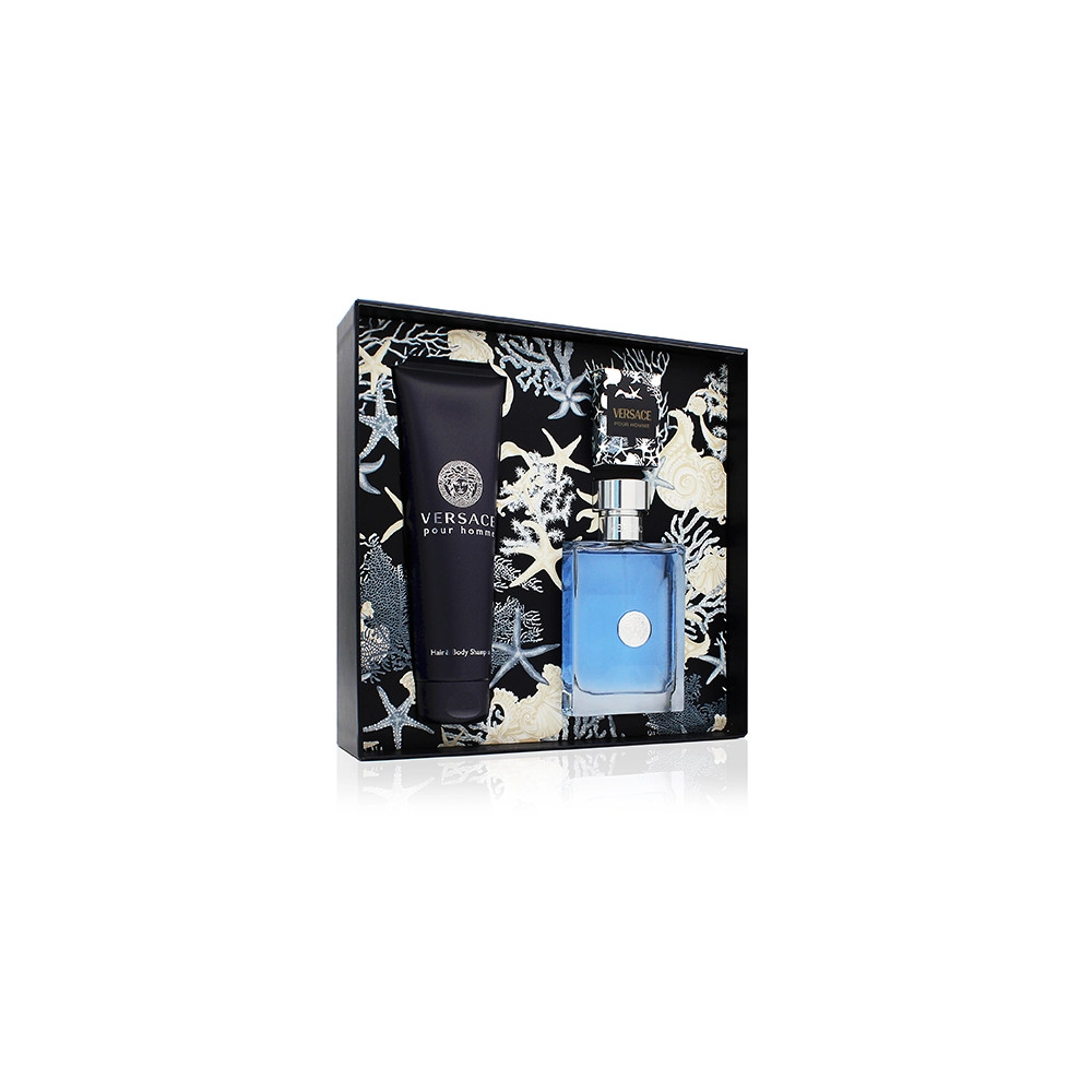 Produktbild för Versace Pour Homme SET M (EDT 100ml + SG 150ml + EDT 5ml)