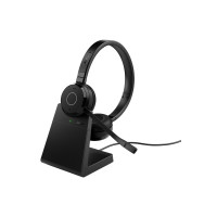Produktbild för Jabra Evolve 65 TE Stereo - headset - USB-A via Bluetooth-adapter