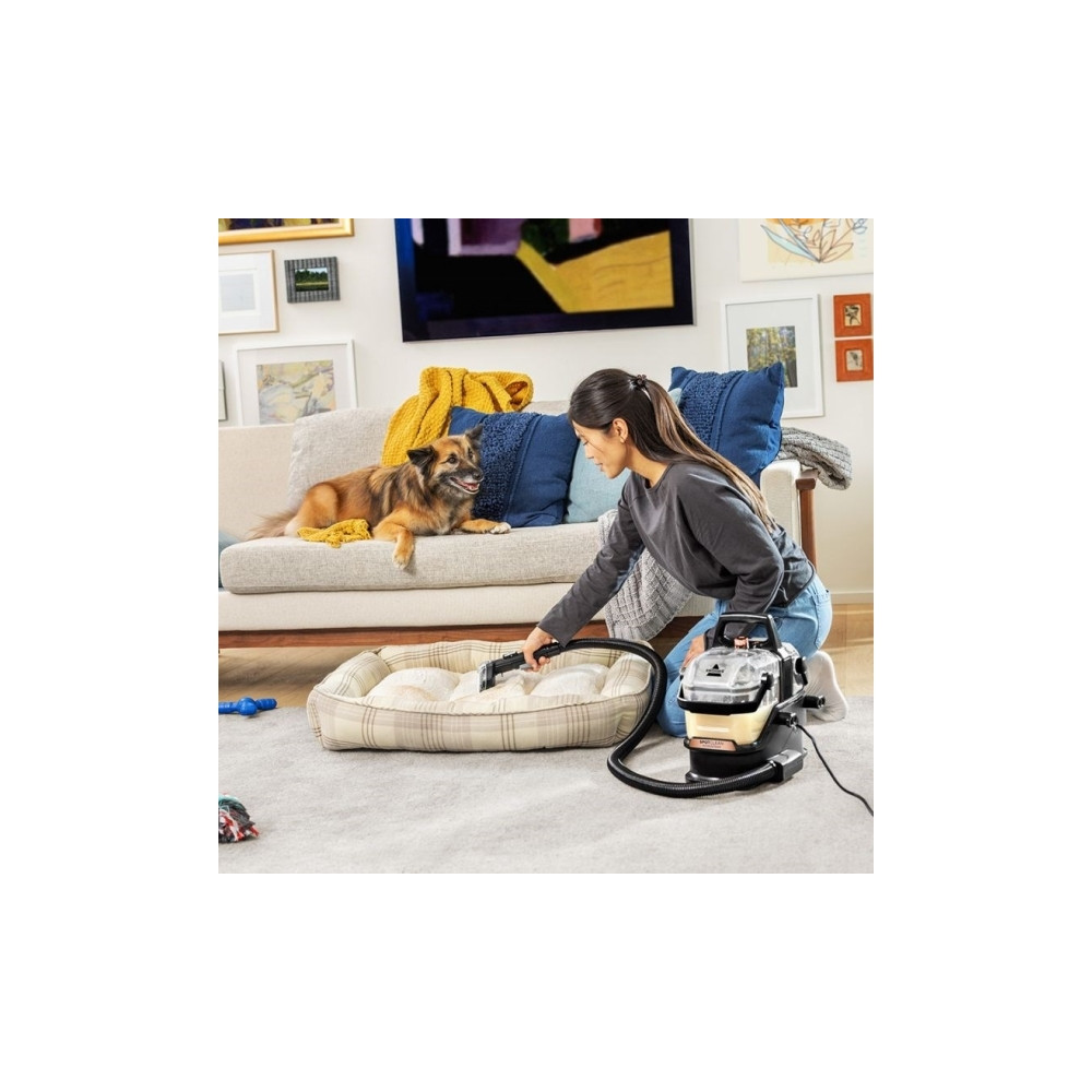 Produktbild för BISSELL SpotClean HydroSteam Pro 3700N - matta tvättare/ångtvätt - med behållare