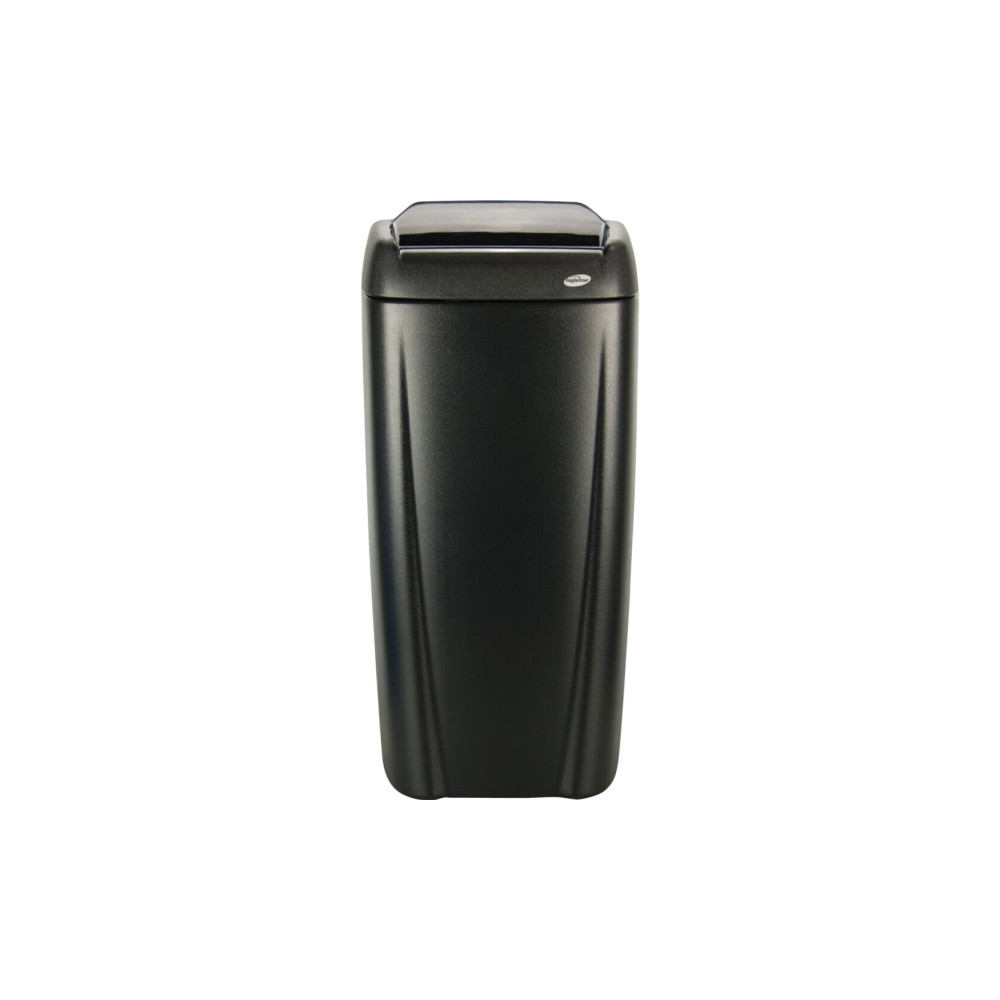 Produktbild för Papperskorg, Hagleitner, svart, plast, 1 fack, 45 l, dammsug...