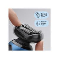 Produktbild för Braun Series 6 61-B1000s, Folierakapparat, Svart, Blå, Senso...