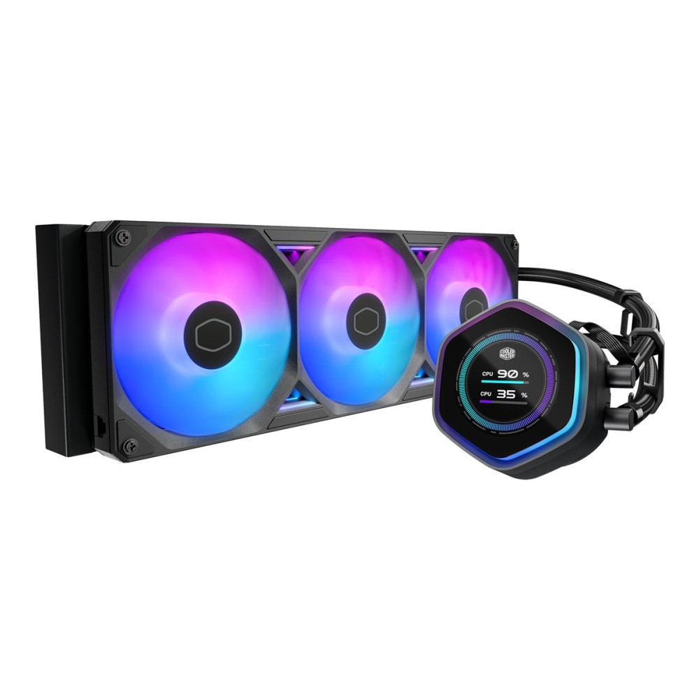 Produktbild för Cooler Master MasterLiquid 360 Atmos II LCD - kylsystem med vätska till processorn