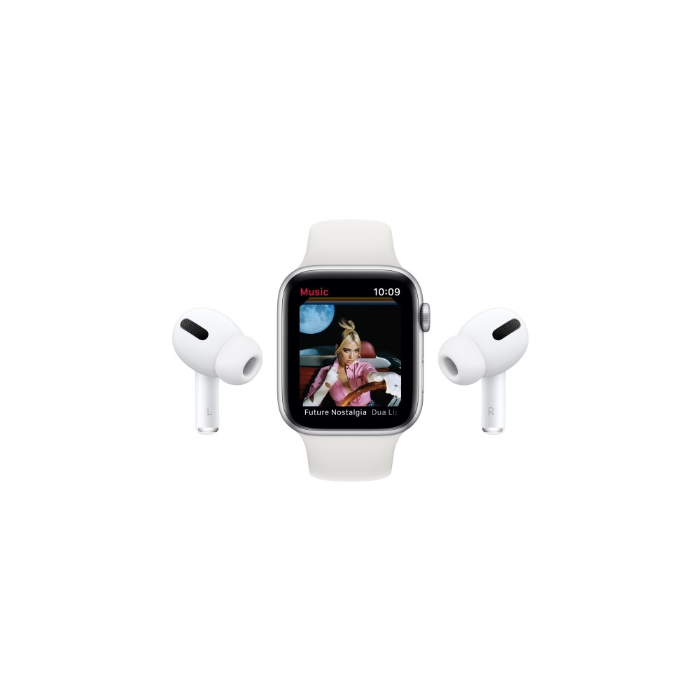 Produktbild för Apple Watch Nike Series 6 (GPS) - rymdgrå aluminium - smart klocka med Nike sportband - antracit/svart - 32 GB