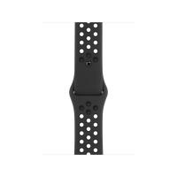 Produktbild för Apple Watch Nike Series 6 (GPS) - rymdgrå aluminium - smart klocka med Nike sportband - antracit/svart - 32 GB