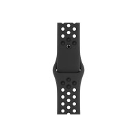 Produktbild för Apple Watch Nike Series 6 (GPS) - rymdgrå aluminium - smart klocka med Nike sportband - antracit/svart - 32 GB