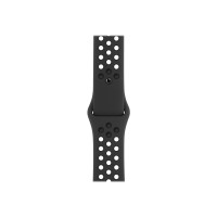 Produktbild för Apple Watch Nike Series 6 (GPS) - rymdgrå aluminium - smart klocka med Nike sportband - antracit/svart - 32 GB