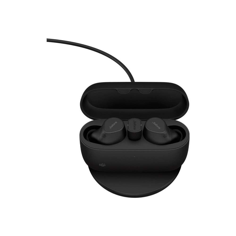 Produktbild för Jabra Evolve2 Buds MS - True wireless-hörlurar med mikrofon - USB-C via Bluetooth-adapter