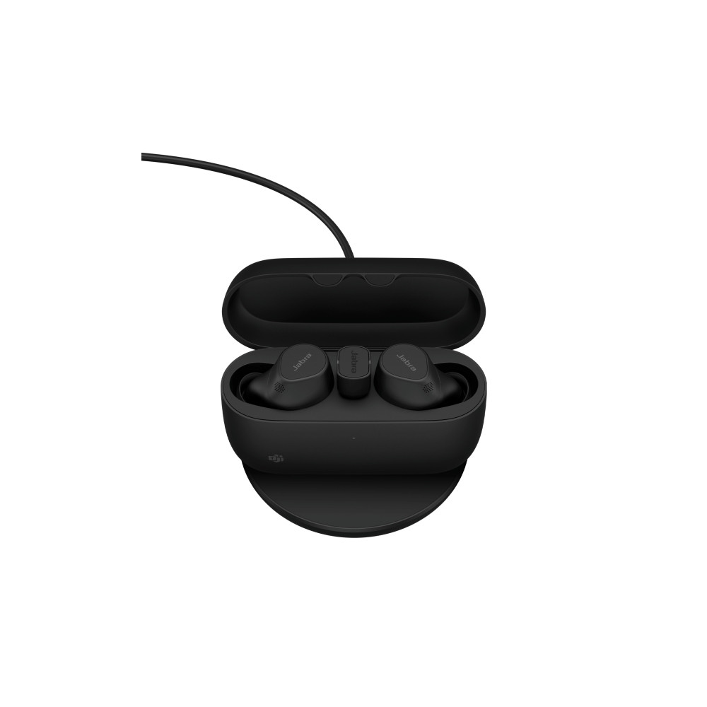 Produktbild för Jabra Evolve2 Buds MS - True wireless-hörlurar med mikrofon - USB-C via Bluetooth-adapter
