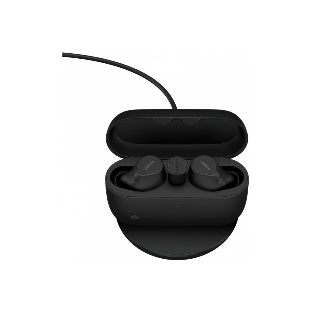 Produktbild för Jabra Evolve2 Buds MS - True wireless-hörlurar med mikrofon - USB-C via Bluetooth-adapter