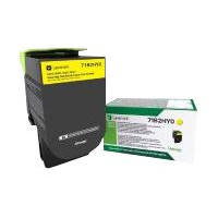 Produktbild för Lexmark X417 - Lång livslängd - gul - original - tonerkassett - LCCP, LRP