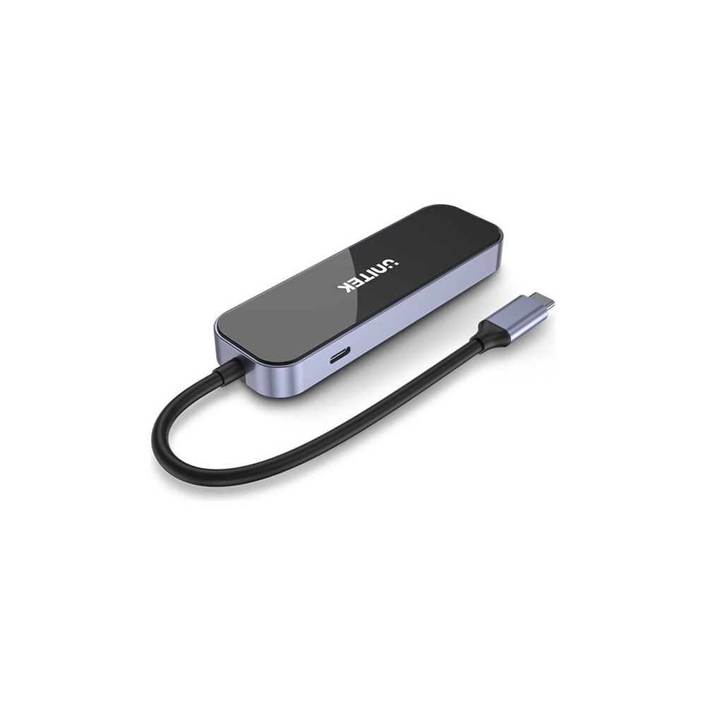 Produktbild för Unitek uHUB H6 D1084A - dockningsstation - USB-C - HDMI - 1GbE