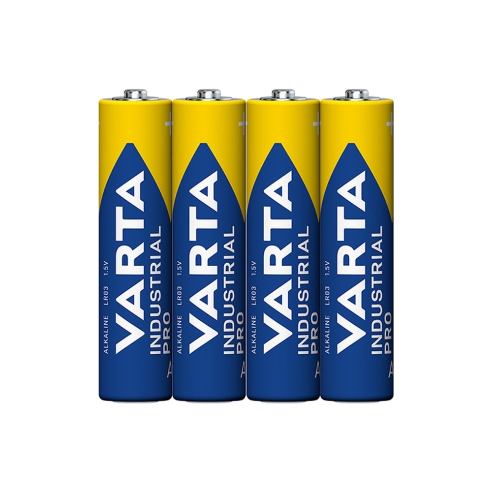 Produktbild för Varta Industrial 4003 batteri - 4 x AAA - alkaliskt
