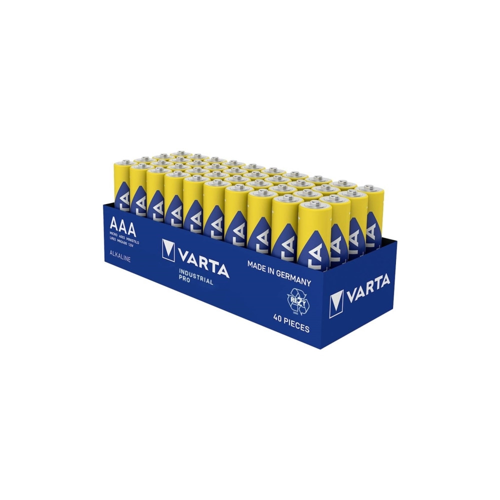 Produktbild för Varta Industrial 4003 batteri - 4 x AAA - alkaliskt