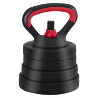 Produktbild för 4-i-1 hantel, stång och kettlebell-set 20 kg Svart och Röd