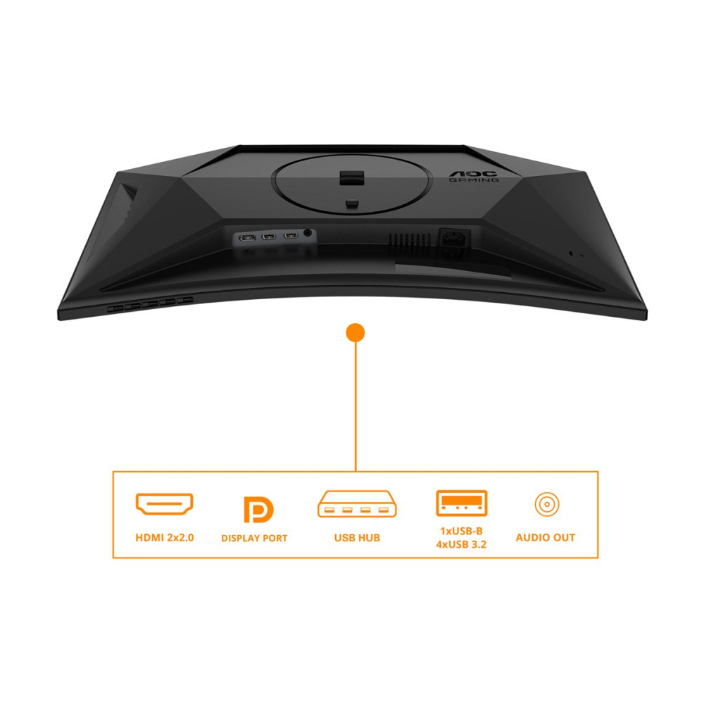 Produktbild för AOC Gaming C27G4ZXU - LED-skärm - böjd - Full HD (1080p) - 27" - HDR