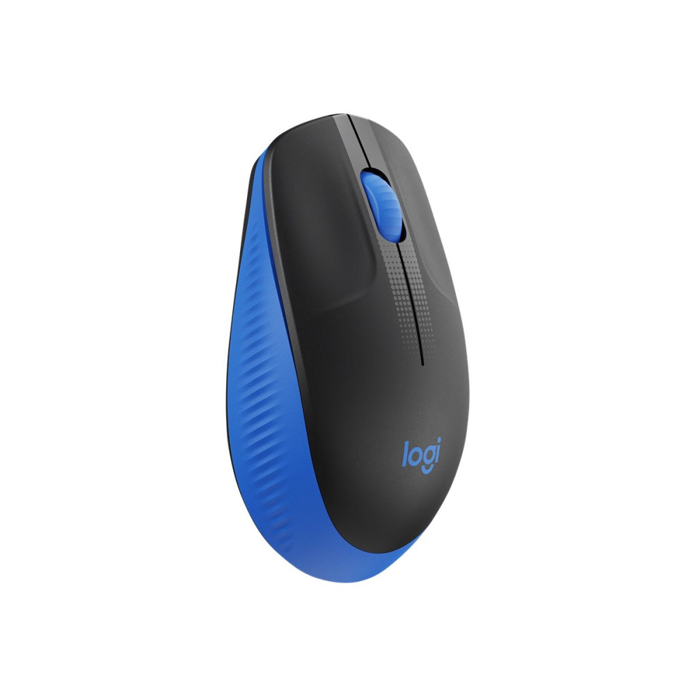 Produktbild för Logitech M190 - mus - blå
