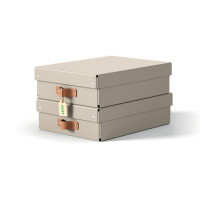 Produktbild för Förvaringslåda Leitz Puro 8L beige 2/fp