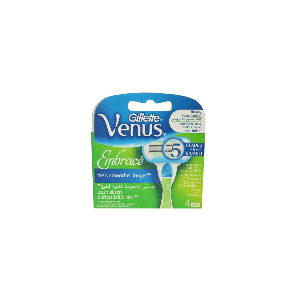 Produktbild för Gillette Venus Embrace spare blades 4pcs for women