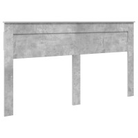 Produktbild för Förvaringssäng med låda Betonggrå 200 x 200 cm Konstruerat trä