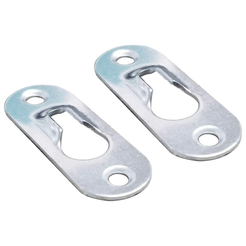 Produktbild för Flytande nattduksbord 2 st svart ek 40x32x15 cm konstruerat trä