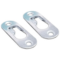 Produktbild för Flytande nattduksbord 2 st svart ek 40x32x15 cm konstruerat trä