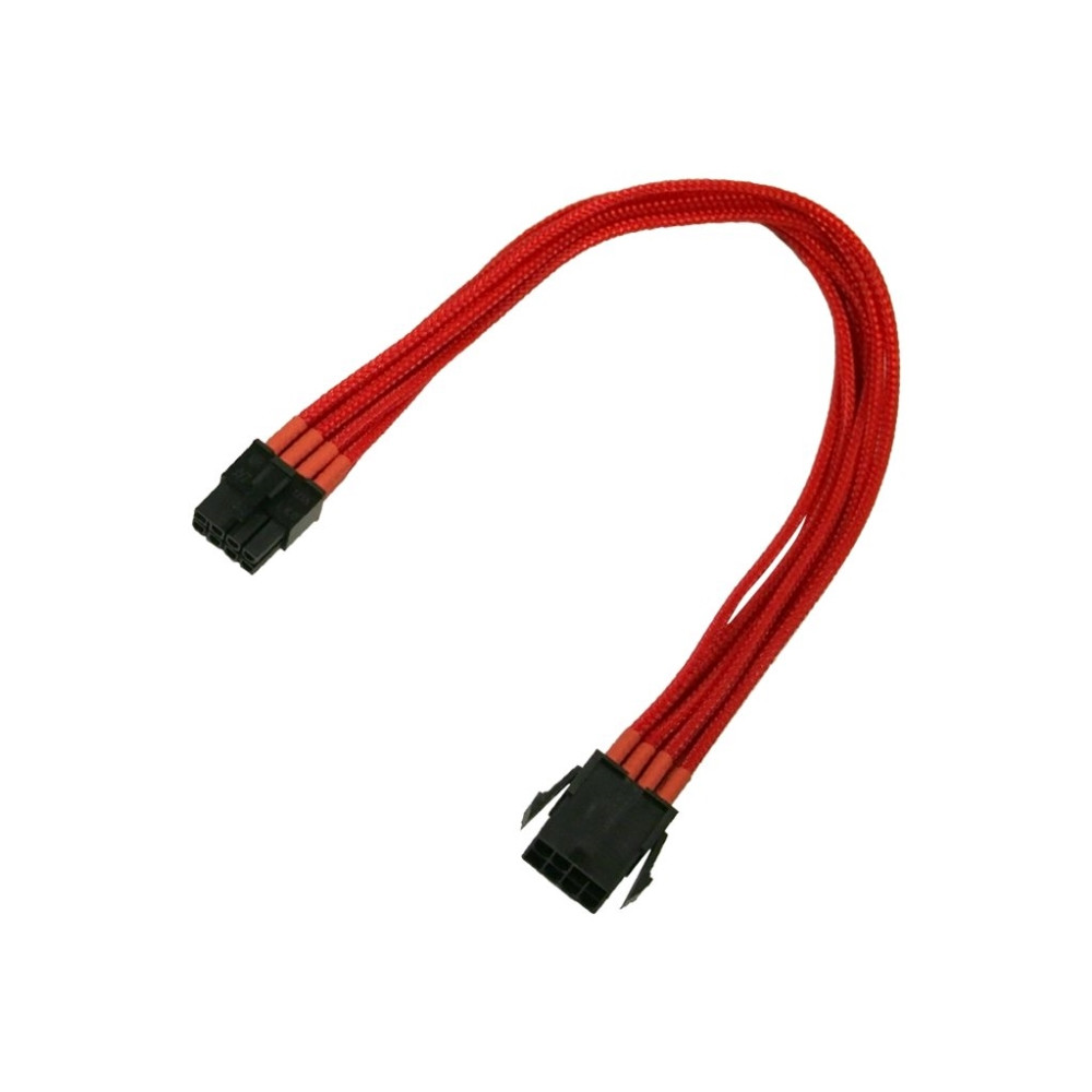 Produktbild för Nanoxia - förlängningskabel för ström - 8-stifts PCIe-ström till 8-stifts PCIe-ström - 30 cm