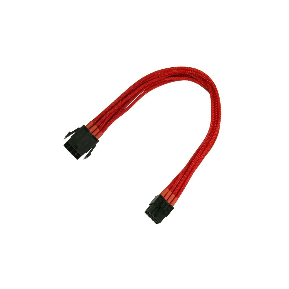 Produktbild för Nanoxia - förlängningskabel för ström - 8-stifts PCIe-ström till 8-stifts PCIe-ström - 30 cm