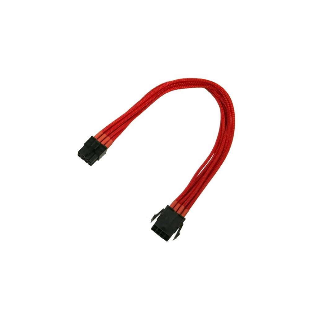 Produktbild för Nanoxia - förlängningskabel för ström - 8-stifts PCIe-ström till 8-stifts PCIe-ström - 30 cm
