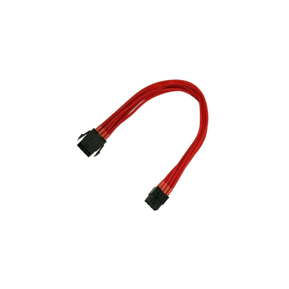 Produktbild för Nanoxia - förlängningskabel för ström - 8-stifts PCIe-ström till 8-stifts PCIe-ström - 30 cm