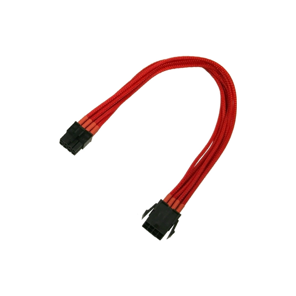 Produktbild för Nanoxia - förlängningskabel för ström - 8-stifts PCIe-ström till 8-stifts PCIe-ström - 30 cm