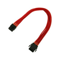 Produktbild för Nanoxia - förlängningskabel för ström - 8-stifts PCIe-ström till 8-stifts PCIe-ström - 30 cm