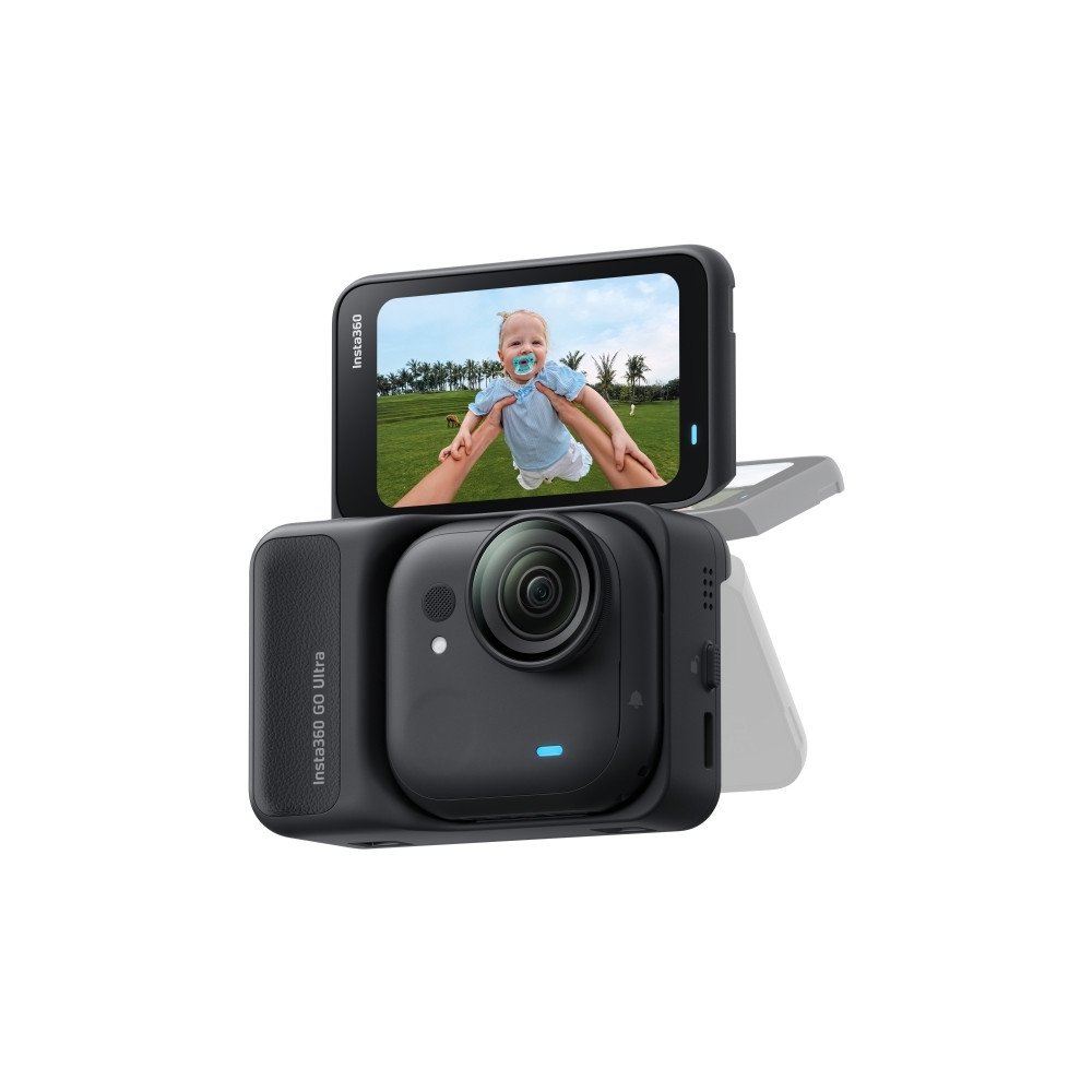Produktbild för Insta360 GO Ultra Standard Black, 4K Ultra HD, 240 fps, Wi-F...