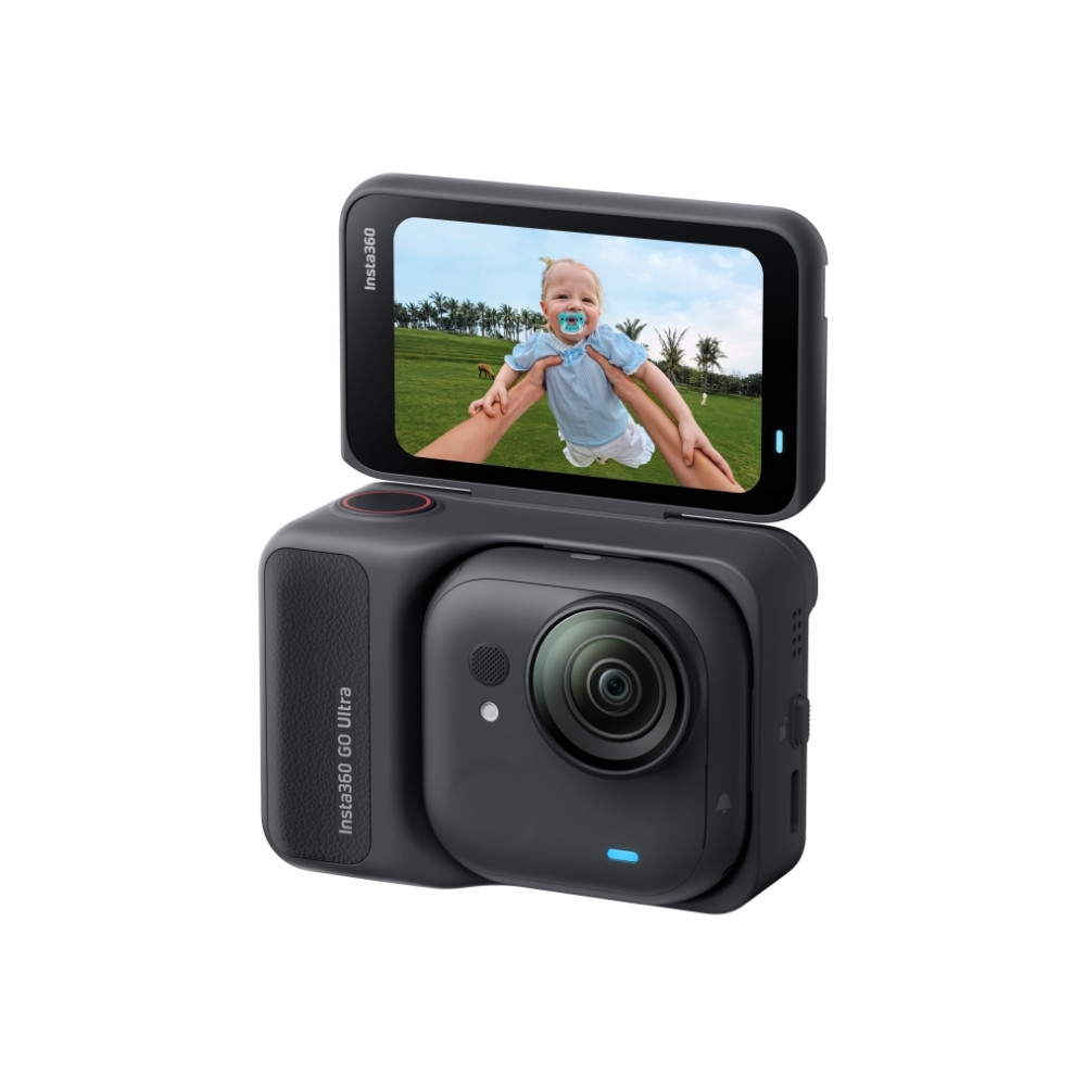 Produktbild för Insta360 GO Ultra Standard Black, 4K Ultra HD, 240 fps, Wi-F...