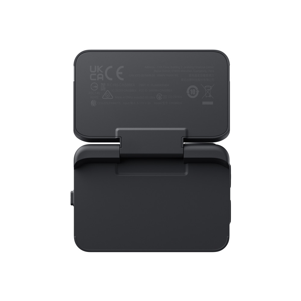 Produktbild för Insta360 GO Ultra Standard Black, 4K Ultra HD, 240 fps, Wi-F...